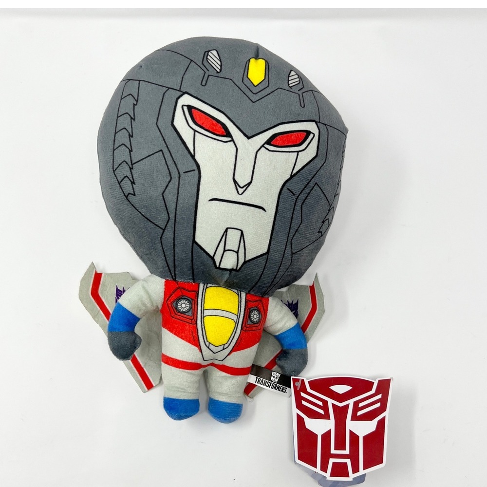 Transformers Universal Pictures Stuffed Starscream Plush Toy Doll Hasbro 7"‎